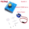 RCmall 3CH Digital comprobador de varios servos ECS RC coherencia del CCMP maestro velocidad controlador Checker FS90R Servo 9g Servo FZ0011 ► Foto 2/5