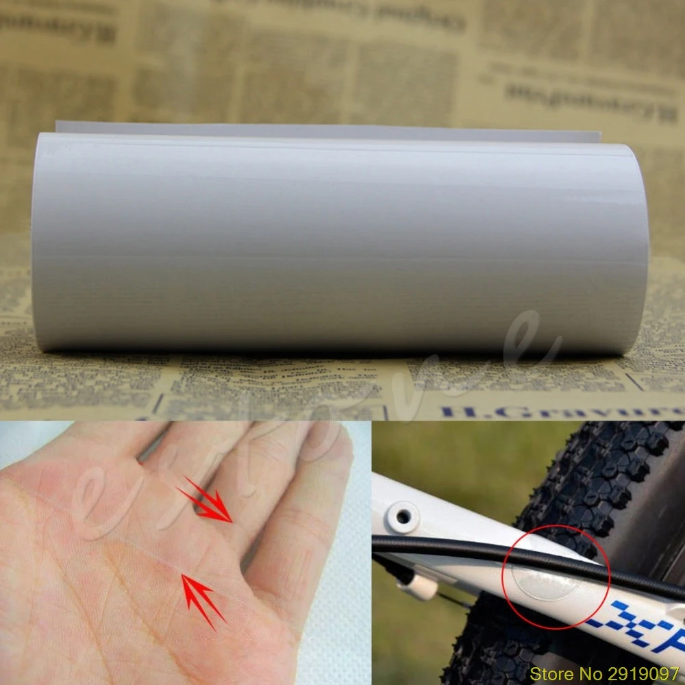 

New Arrive Bike Bicycle Frame Protector Clear Wear Surface Tape Film -60 To +120 degree 1M Drop Shipping Support