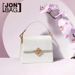 JONBAG Белый сумка 2019 Новые Модные Простые небольшая сумка цепи одного на плечо округлая сумка женская сумка