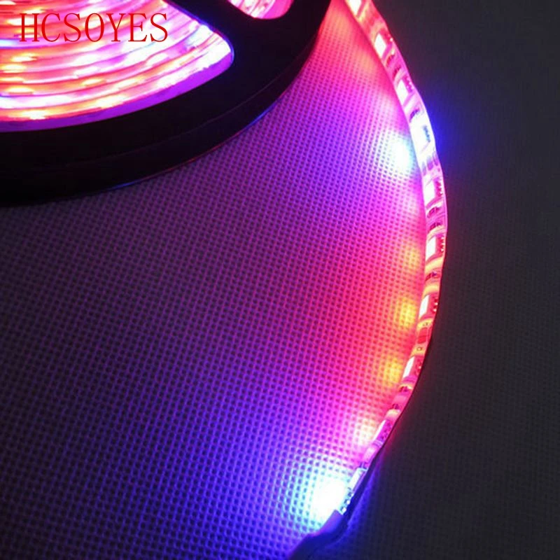 5M Grow Plants waterproof 60pcs/m 5050 SMD LED Fill Aquarium Strip