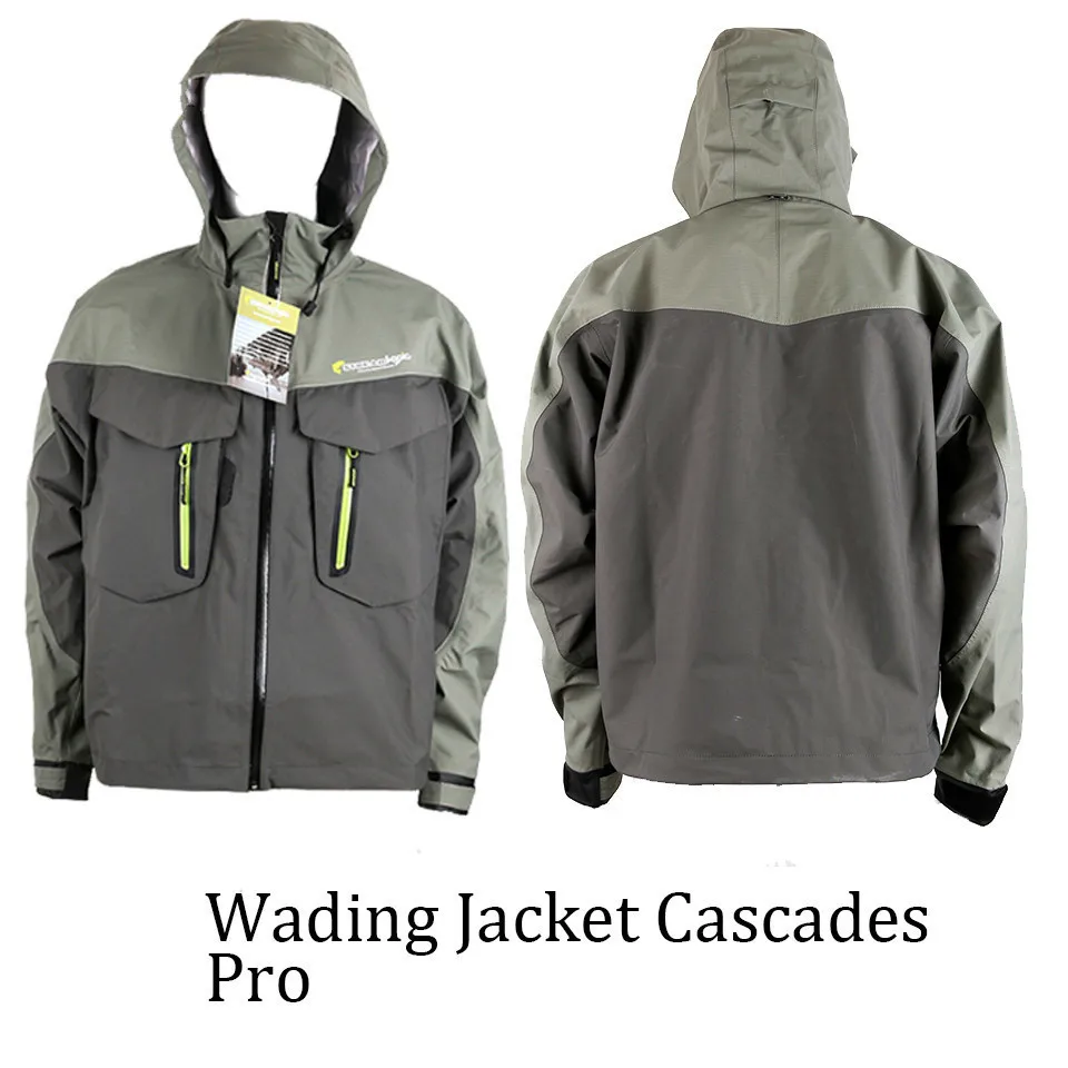 Waterproof Fly Fishing Wading Jacket Breathable Wader Jacket Clothes M