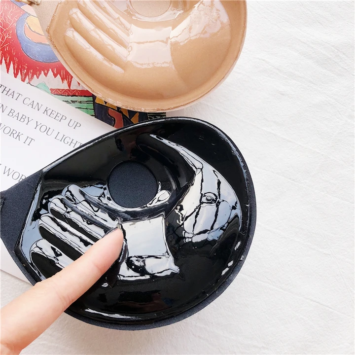 

100 pcs Adhesive Silicone Strapless Backless Stick on Bras with front closure for AMAZING Cleavage and Lift