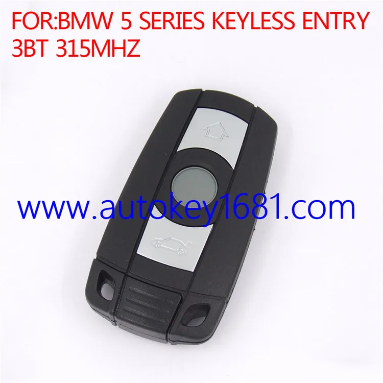 

Remote control smart card car key for BMW 5 series keyless entry 3button 315MHz