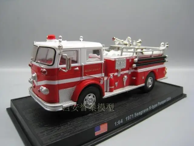 AMER 1/50 масштабная модель автомобиля игрушки 1971 Seagrave K-type Pumper США пожарная машина литая под давлением металлическая модель автомобиля игрушка для коллекции, подарок