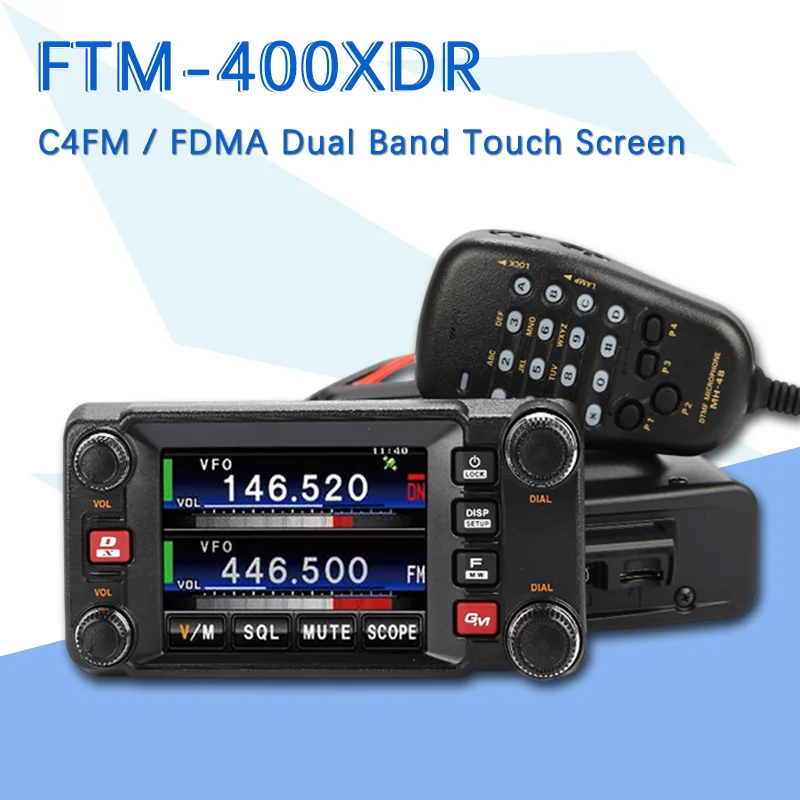 Подходит для Yaesu FTM-400XDR последние C4FM/FDMA двухдиапазонный цифровой автомобильный радиоприемник