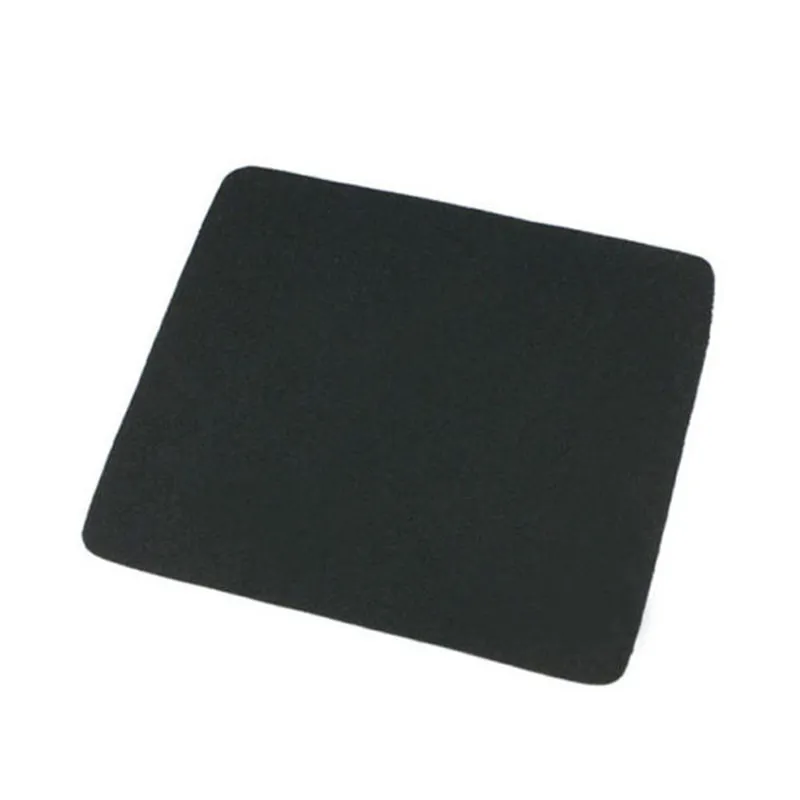 1 шт Противоскользящий компьютерный резиновый игровой коврик для мыши Коврик для мыши черный коврик для ПК ноутбук 21X17 см