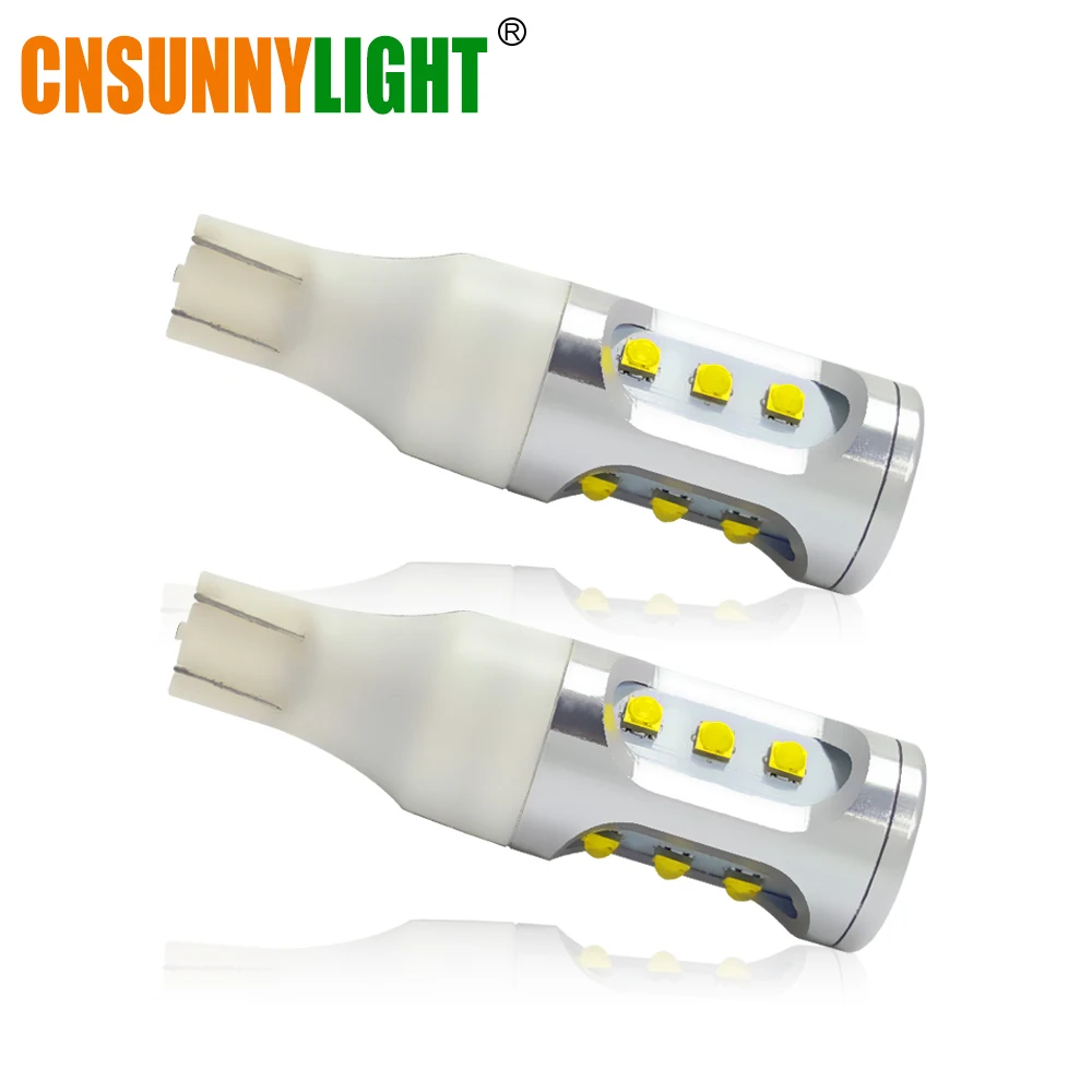 CNSUNNYLIGHT T15 W16W светодиодный Blubs w/XB-D задний фонарь заднего хода для hyundai Tucson Sonata Elantra Accent MOINCA VERNA