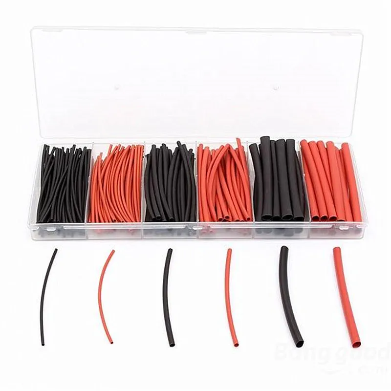 

190pcs/case Heat-shrink Tubing Kit High Temperature Electrical Insulating Shrink Tube Assortment 18650 Expandable Sleeving HW225