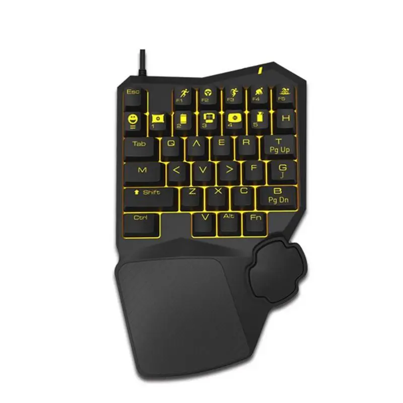 

11.11 Blue Swich 35 Keys One-Handed Keyboard for Pubg/Fortnite Game Player Support Dropship
