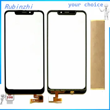 

RUBINZHI mobile phone touchscreen For Oukitel C12 Pro touch screen digitizer panel sensor front glass For Oukitel C12 with tape