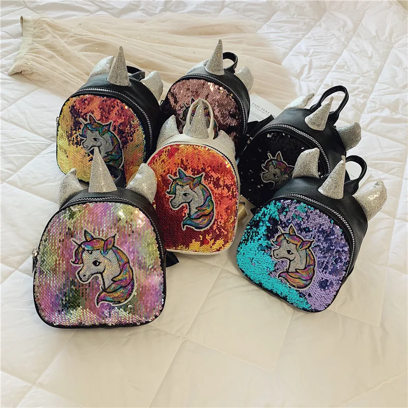 Детский рюкзак с единорогом маленький Mochila Infantil для переноски детей детский сад