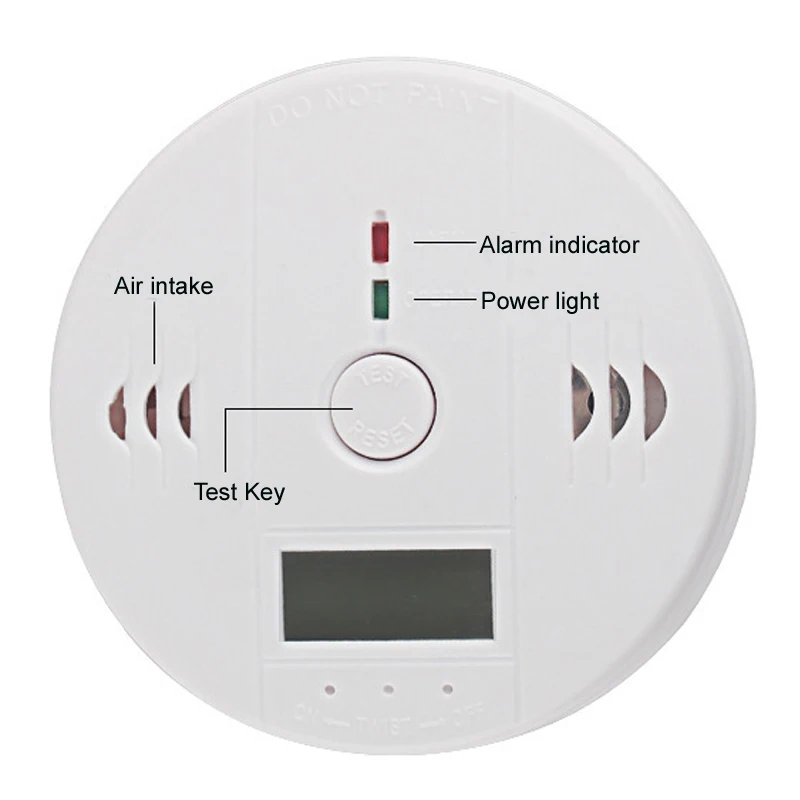 Датчик оксида углерода детектор угарного газа CO сигнализация для дома/отеля/кухня/супермаркет/офис области