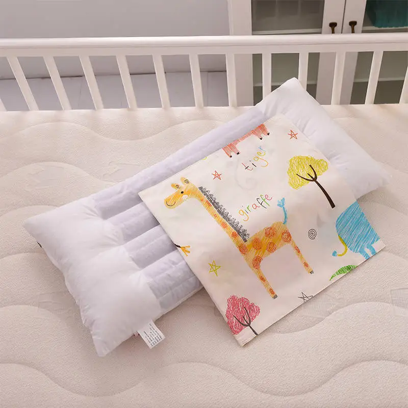 Детская подушка для детей от 0 до 12 лет с животным дизайном, Детские спальные подушки высокого качества для мальчиков и девочек, подголовник для малышей - Цвет: A 62x32x7cm