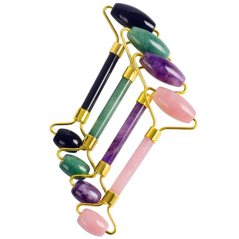 Rose Quartz Roller Slimming Face Massager Lifting Tool Natural Jade Facial Massage Roller Stone Skin Massage 1 Rose Quartz Roller Slimming Face Massager Lifting Tool Natural Jade Facial Massage Roller Stone Skin Massage 5