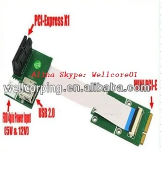 

High Quality PCI Express Mini Card USB 2.0 Hi-Speed Up to 480Mbps Mini pci-e adapter