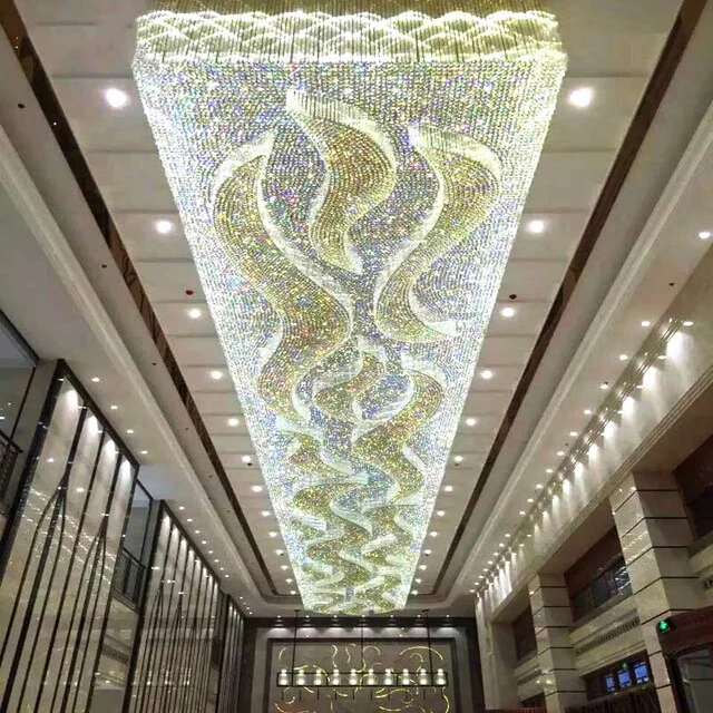 Big Deal Hotel Lobby Crystal Lighting Customization Crystal Ceiling Lights Custom Made Lamp Engineering Project Lighting Ceiling Lamps Big Deal Hotel Lobby Crystal Lighting Customization Crystal Ceiling Lights Custom Made Lamp Engineering Project Lighting Ceiling Lamps