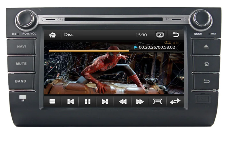 Top 8" Head Unit Car DVD Player GPS Navigation for suzuki swift 2004-2010 with Radio Bluetooth TV Map USB AUX Auto Stereo Audio Map 8