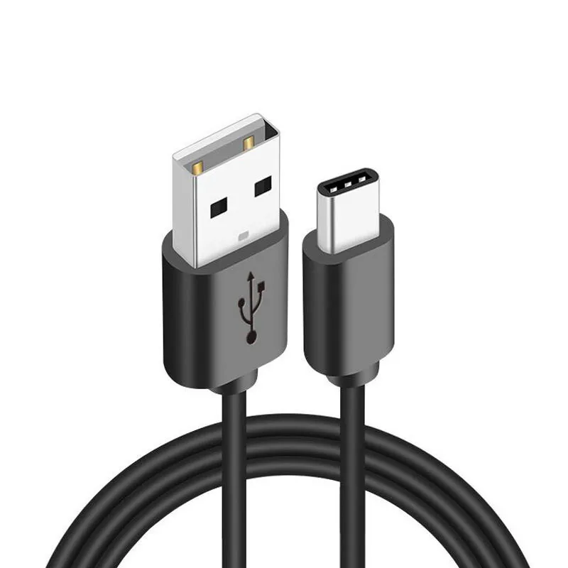 Usb type-C кабель для Oneplus 5 USB кабель для быстрой зарядки и передачи данных типа C для samsung S9 huawei P10 YS-34 - Цвет: Black