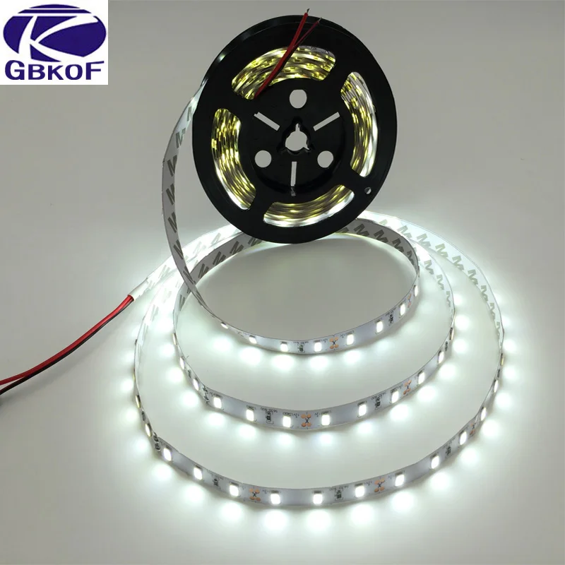 5M black PCB 3528 2835 SMD strip light waterproof 300//600 LED Ribbon Tape lamp