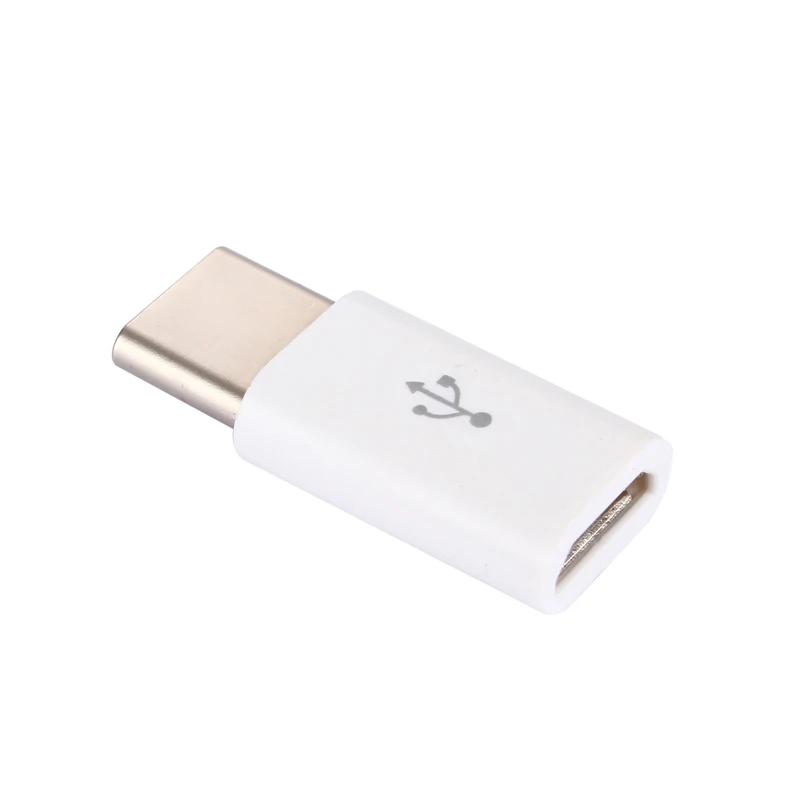 Горячая распродажа! 5 шт./лот USB 3,1 type C штекер Micro USB Женский адаптер type-C Конвертер Разъем USB-C черный и белый