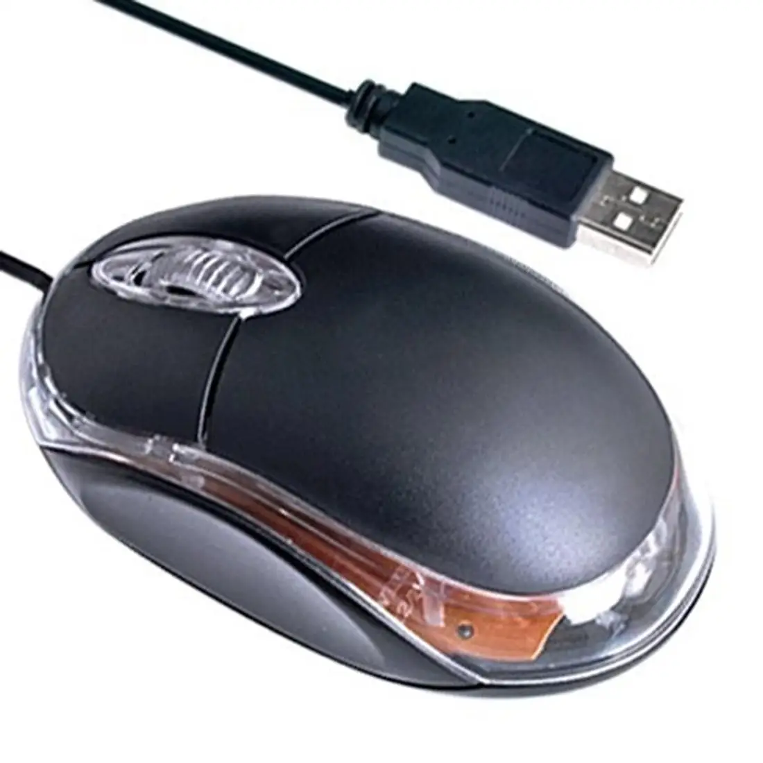 

Hot Sale Mini USB Wired Flashy Optical Mouse Mice Scroll Wheel For PC Laptop Desktop Computer Peripherals Black High Quality