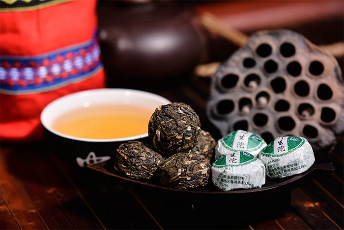 50pcs 10 Different Flavors Yunnan China Mini Tuo Puer Tea Ripe Raw Roasted Puerh Flavors Selection Health Care Beauty Product
