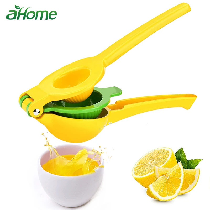 

2 in 1 Hot Manual Lemon Squeezer Lime Orange Alloy Fast Hand Press Juicier Reamers Round Fresh Fruit Tool Kitchen Gadget