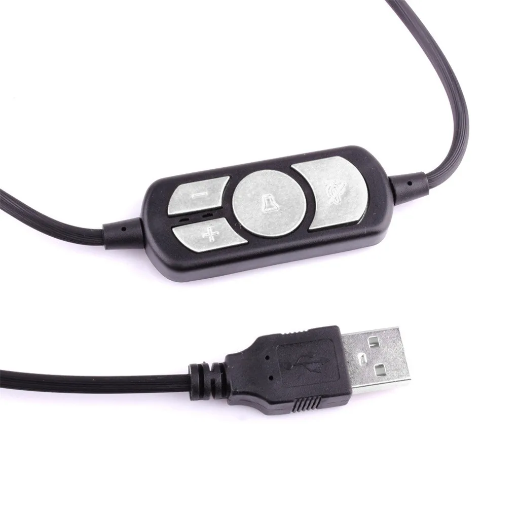 USB автомобильная компьютер Проводная игровая гарнитура наушники С микрофоном