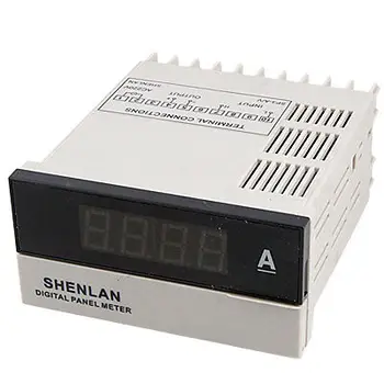 

Electrical 3 1/2 Red LCD Digital Amp Panle Meter Current Testing Gauge DC 2A