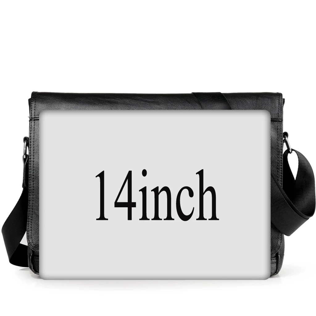 Повседневная мужская сумка corssbody, Новая высококачественная брендовая сумка на плечо для мужчин, сумка-мессенджер, портфель, 14 дюймов, сумка для ноутбука - Цвет: Черный