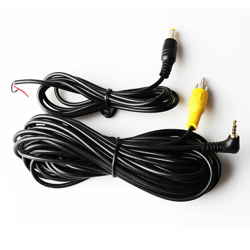 Iaotugo 6 м 2,5 мм Jack/RCA видео кабель для gps навигатор, 6 м 4 Pin видео кабель для Видеорегистраторы для автомобилей Регистраторы 4 Pin видео кабель-удлинитель