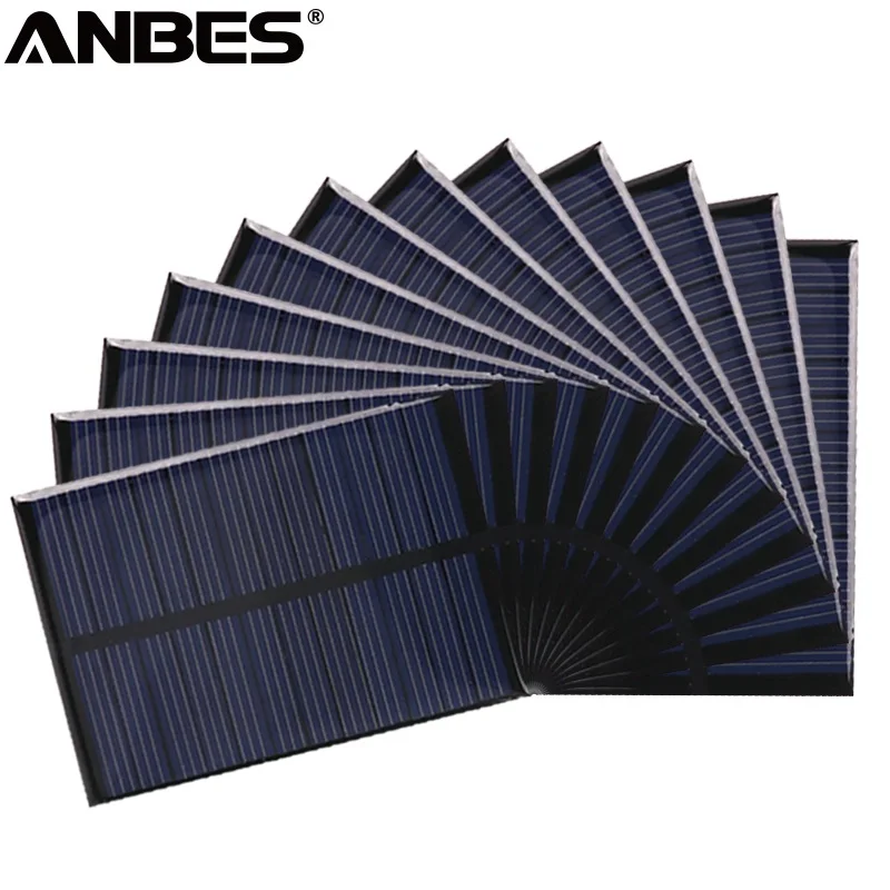 

ANBES Solar Panel 6V 12V Portable Module DIY Small Solar Panel for Cellular Phone Charger Home Light Toy etc Solar Cell