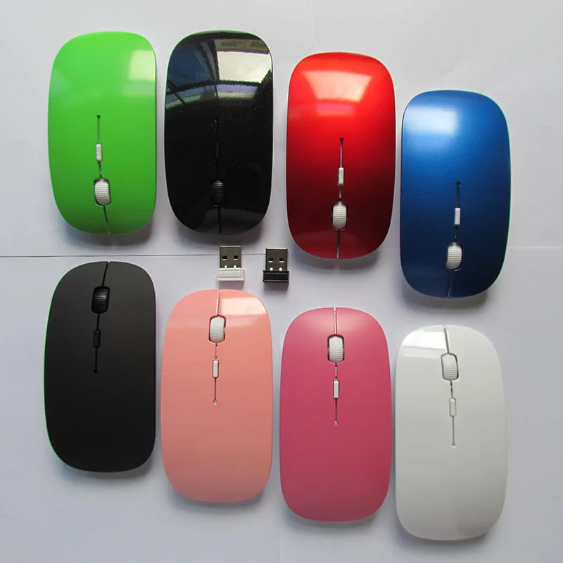 Original 2400 DPI Portable font b Mini b font USB Mice Wireless Mouse Ergonomic Optical Gaming