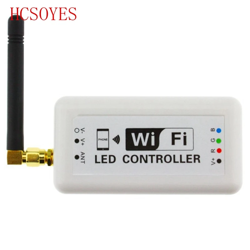 

wifi370 WIFI Controller Dimmer RGB LED Strip Light Controller Smart iPhone Android /IOS System 2835 3528 5050LED Tape module