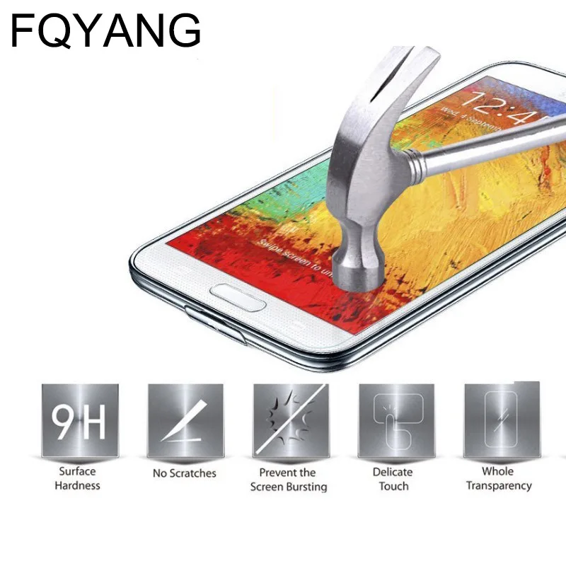 FQYANG 9H 2 6 мм закаленное стекло для Samsung A6 J8 J7 J6 J5 J4 J3 A8 Plus 2018 Защитная пленка экрана |