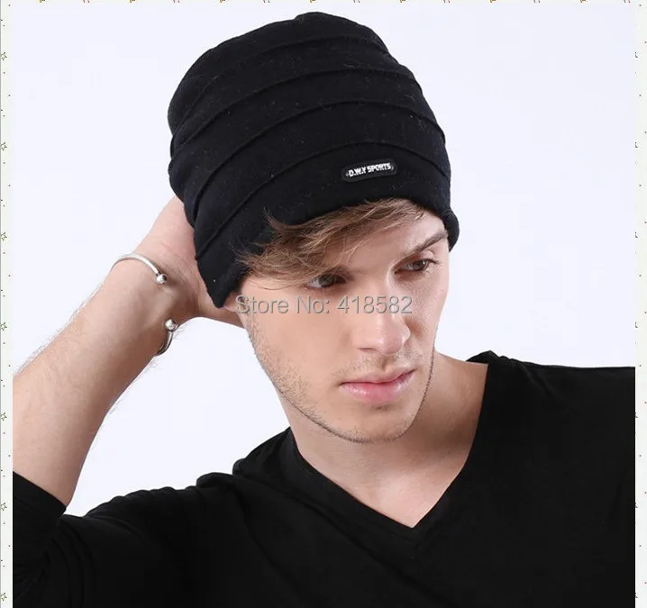 M003 10pcs/lot Big Discount Unisex men Beanie Cap Winter Autumn Warm