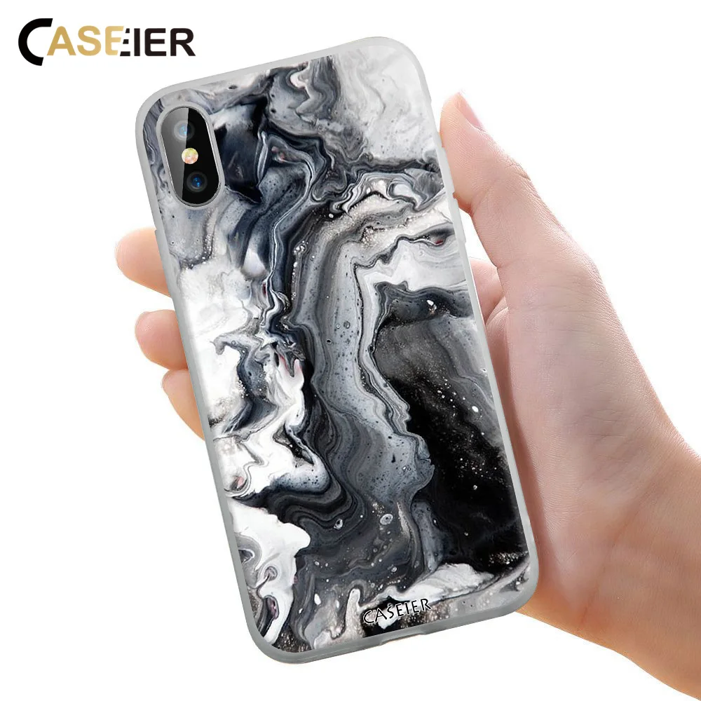 

CASEIER Marble Phone Case For Xiaomi Redmi Note 6 5 Plus 5 6 Pro 5A 6A Case For Xiaomi 8 6 5 A1 A2 Pocophone F1 Bag Cover Capa