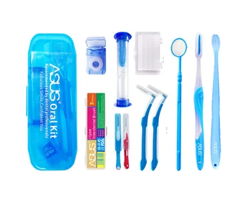 

Oral Clean Tools Orthodontic Oral Care Kit, Tooth Brush Mouth Mirror Interdental Brush Dental Floss, Orthodontic clean suit