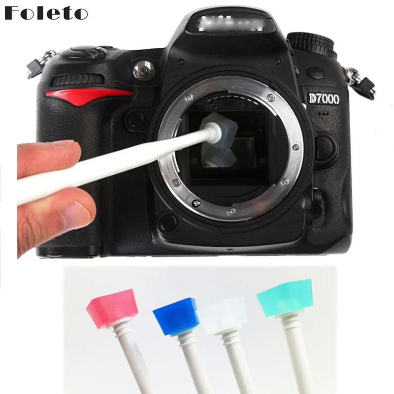 Foleto CMOS / CCD Sensor Cleaner Cleaning Kit swab Dust Sticker LED