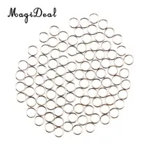 MagiDeal Высокое качество 100 шт./компл. вал для Дартса уплотнительные кольца круглые защитные кольца серебро для помещений смешные игры дартс Acce