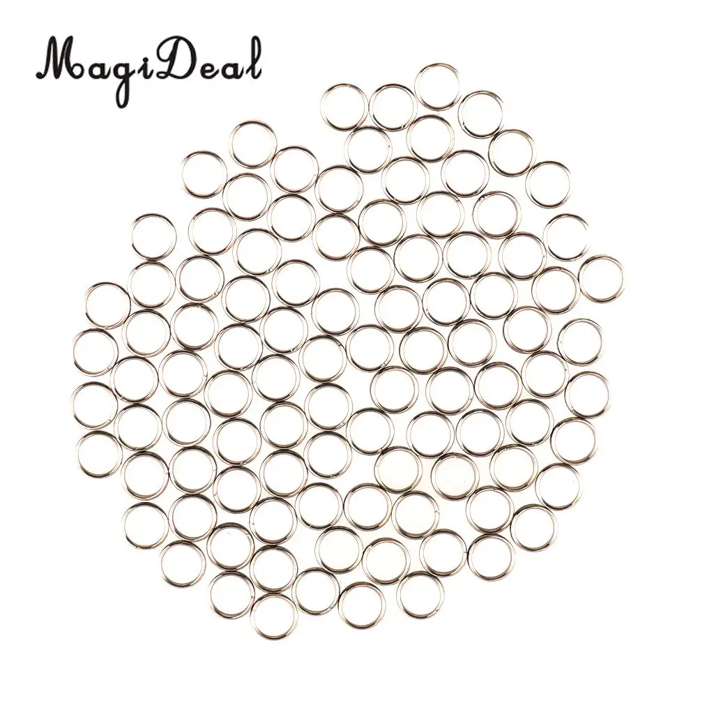 

MagiDeal High Quality 100Pcs/Set Stainless Steel Dart Shaft O-Rings Round Guard Rings Silver for Indoor Funny Games Darts Acce