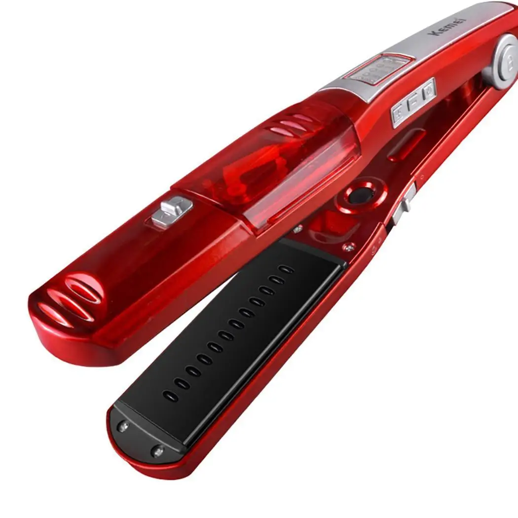 

Automatic Straight Hair Brush Temperature Display Fast Hair Straightener Tools Professional Steam Comb Straightening Hair Irons