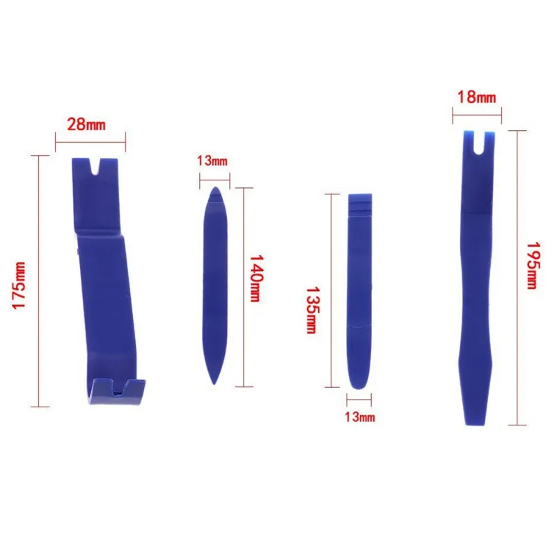 7pcs Hard Plastic Auto Car Radio Panel Interior Door Clip Panel Trim Dashboard Removal Opening Tool Set DIY Car Repair Tool Kit