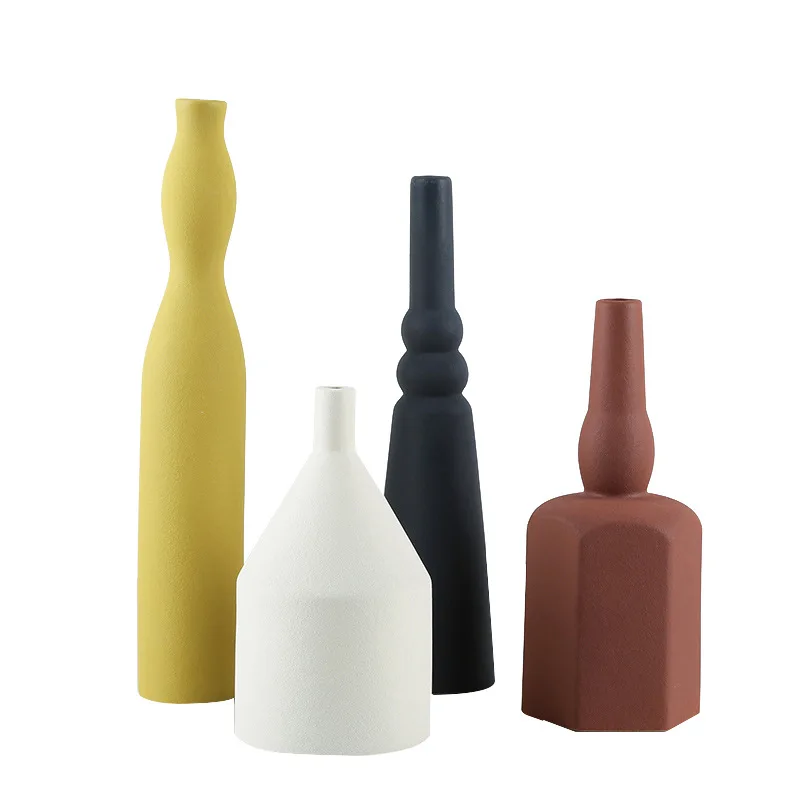 Скандинавская керамическая ваза Morandi Crafts украшение журнальный столик
