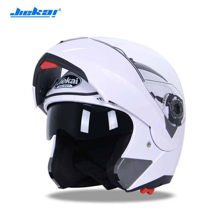 Новое поступление DOT Flip Up шлем мотоциклетный шлем гоночный мотокросс полный шлем для лица двойной козырек система JIEKAI-105 - Цвет: a3