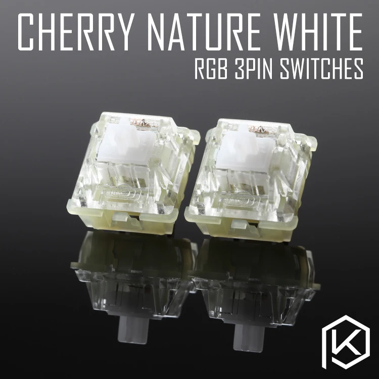 cherry rgb smd silent nature white for custom mechnical ke – KPrepublic