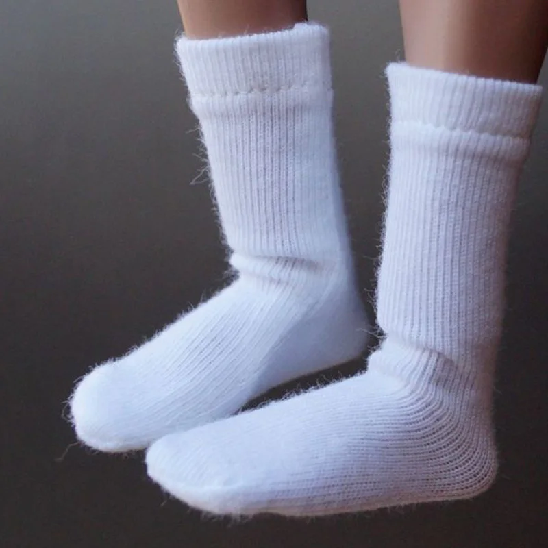 1 пара белые носки короткие для 1" фигурку Phicen 1/6 весы Женский Мужской 3A