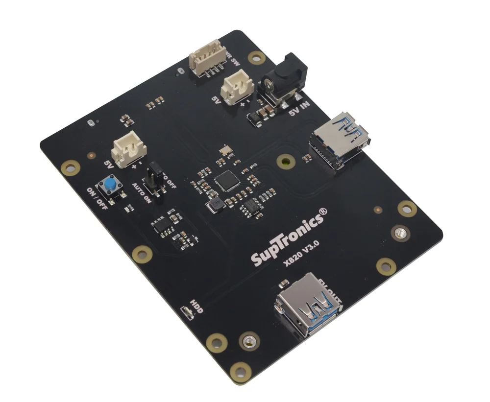 Свободный диск 5 в 4A Raspberry Pi плата расширения жесткого диска поддерживает 4 ТБ SATA