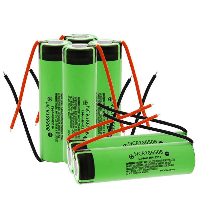 1-20 шт Оригинальная Высокая емкость NCR18650B 3,7 V 3400mAh 18650 перезаряжаемая литиевая батарея для Panasonic toy battery+ DIY Linie