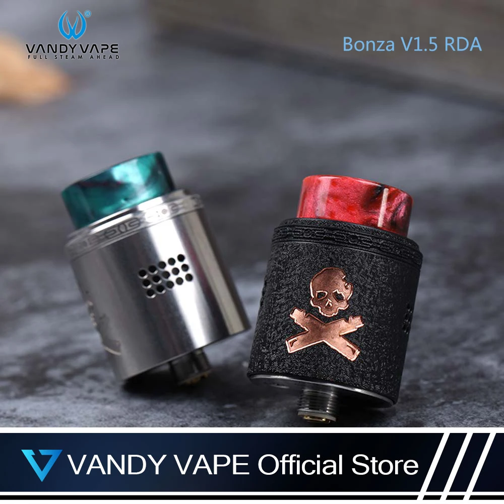 Vandy vape Bonza V1.5 RDA атомайзер 2 мл обновление емкости версия система воздушного потока